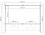 Sodo namelis IR-009 – 18 m² - 44mm - Image 6