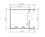 Sodo namelis IR-017 - 20 m² - 44mm - Image 6