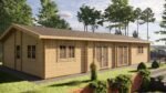 Erdvus medinis vasarnamis IR-003 – 103 m² šeimai | TimberLodge365