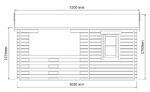 Sodo namelis IR-008 - 13 m²  - 44mm - Image 11