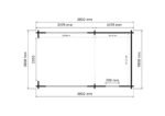 Sodo namelis IR-008 - 13 m²  - 44mm - Image 7