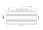 Sodo namelis IR-010 - 20 m² - 44mm - Image 10