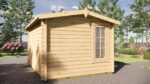 Klasikinis medinis sodo namelis IR-013 – 12 m² - 44mm - Image 3