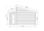 Sodo namelis IR-014 - 20 m² - 44mm - Image 6