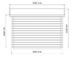 Sodo namelis IR-015 – 6 m² - 44mm - Image 6