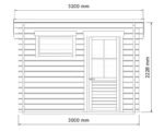Sodo namelis IR-015 – 6 m² - 44mm - Image 5