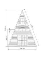 Sodo namelis IR-016 - 25 m²- 44mm - Image 9