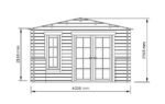 Sodo namelis IR-017 - 20 m² - 44mm - Image 10