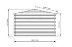 Sodo namelis IR-017 - 20 m² - 44mm - Image 9