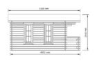Sodo namelis IR-017 - 20 m² - 44mm - Image 7