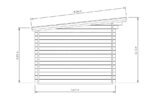 Sodo namelis IR-018 – 12 m² - 44mm - Image 8