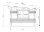 Sodo namelis IR-018 – 12 m² - 44mm - Image 7