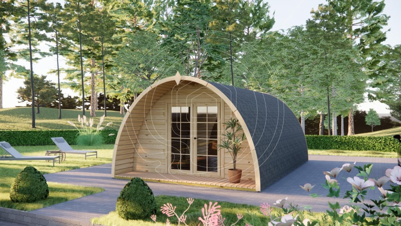 Kempingo namelis glamping sodybai IR-028 Lietuvoje | TimberLodge365