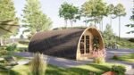 Kempingo namelis su terasa IR-029 glamping Airbnb nuomai | TimberLodge365