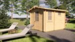 Kompaktiška medinė lauko pirtis IR-033 – 8 m² | TimberLodge365